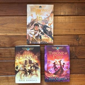 Rick Riordan Kane Chronicles Lot: The Red Pyramid, The Throne of Fire
